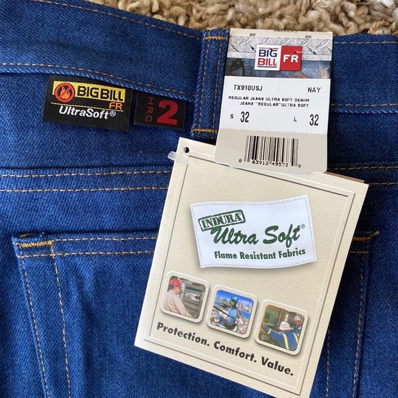 Big bill FR flame resistant jeans 32X32 - Picture 2 of 4
